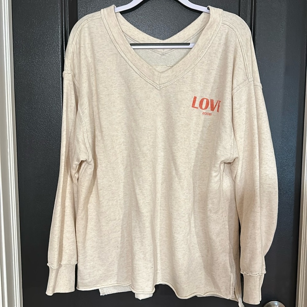 AERIE oversized crew neck sweater